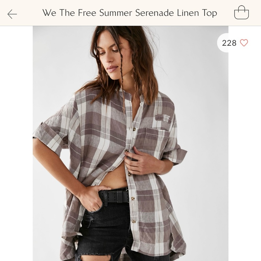 Free People - Linen Top